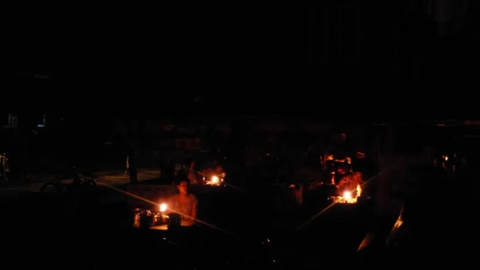 power outage dumsor dark