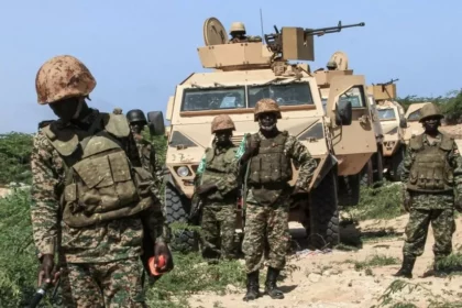 The 19,000-strong African Union force is due to leave Somalia next year (file photo)