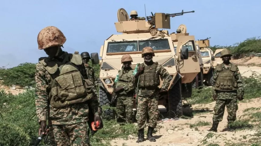 The 19,000-strong African Union force is due to leave Somalia next year (file photo)