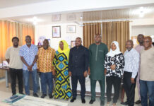 Executive Secretary of the Public Utilities Regulatory Commission pays a working visit to the Upper West Region
