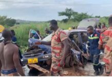 Driver Killed, 3 School Children in Critical Condition after Crash at Winneba Junction
