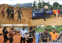 27 Arrested, Excavators and Weapons Seized in Major Anti-Illegal Mining Operation at Ankaase Gyadam
