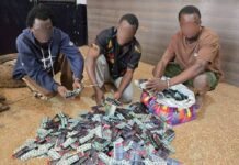 Police Arrest Three for Possession of Restricted Drugs and Firearm Near Savelugu