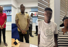Police Statement on the arrest of Daniel Adomako, Prince Ofori, and two others.