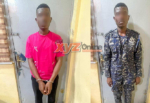 Police arrest suspect for impersonating a police officer