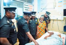 Sampa Disturbances: IGP Visits Injured Officers, Deploys High-Powered Delegation and Reinforcement Teams