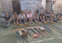 NAIMOS Arrests Ten Heavily armed Chinese Galamseyers at Abusa in the Ashanti Region, Details to follow later