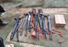 NAIMOS Cracks Down on Illegal Mining at Hiawa Koofrom, Chinese Nationals Arrested, Weapons and Excavators Seized