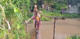 Eastern Region: Collapsed footbridge endangers pupils, farmers in Adibordornya
