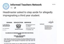 GES Orders Headmaster of Diodze-Penyi SHS to Step Aside Over Alleged Sexual Misconduct
