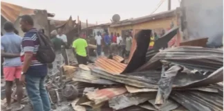 Fire Ravages Anwona Market in Kumasi; About 400 Shops Destroyed Less Than 24 Hours After Sofoline Blaze