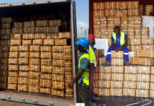 Customs Intercept 25 Million Suspected Illicit Tablets Hidden in Ceiling Fan Containers at Takoradi Port