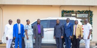Assemblies of God, Ghana Donates Vehicle to Brong Ahafo Region “B”