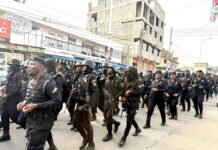 Security on High Alert: Police Flood Ayawaso East With Show of Force Ahead of By-Election