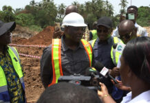 Hon. Agbodza Backs Local Contractors After Touring ‘Big Push’ Road Projects in Accra