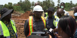 Hon. Agbodza Backs Local Contractors After Touring ‘Big Push’ Road Projects in Accra