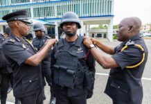 IGP Promotes Seven Tema Police Officers for Bravery in Anti-Robbery Operation