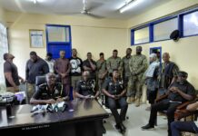 Video: 11 Arrested, Pump-Action Rifles Seized Over Adambrobe Chieftaincy Dispute