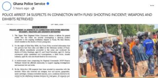 Upper West: Three Killed in Funsi Chieftaincy-Related Shooting; 34 Arrested
