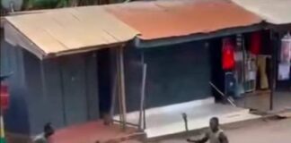 Police Restore Calm Manhunt Suspects after Violent Machete Fight in Akyem Oda