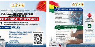 Chinese Hospital Ship Auspicious Ark to Offer Free Medical Care in Ghana from October 23